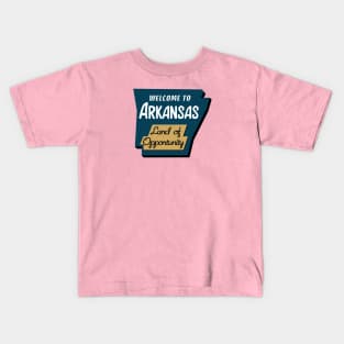 Arkansas - Land of Opportunity Kids T-Shirt